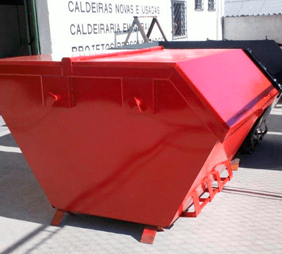 Caçambas com Tampa
